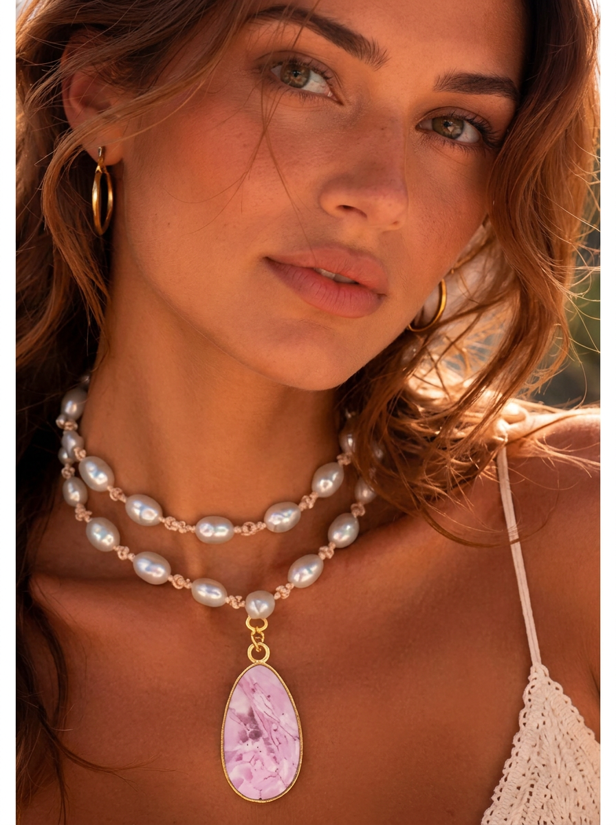 Pink Druzy · Baroque