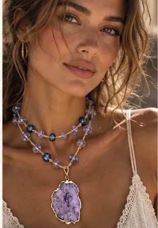 Purple Druzy