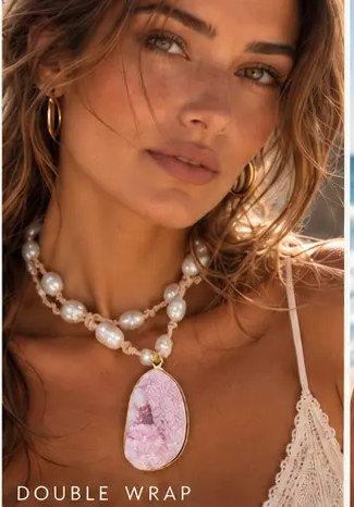 Pink Druzy Grande